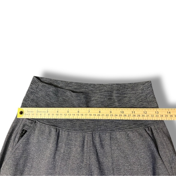 Athleta Venice Jogger Pants Womens XS Charcoal Gray Pull On Zipper Pocket - Picture 7 of 11